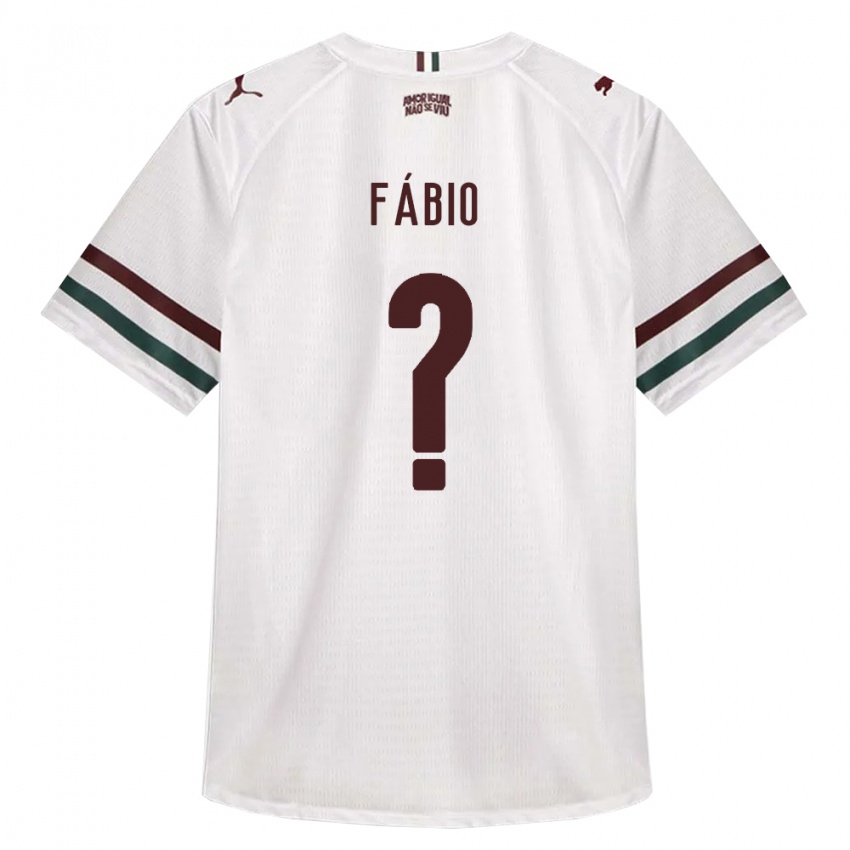 נשים Fábio #0 לבן ירוק בורדו הרחק ג'רזי 2026/27 חולצה קצרה