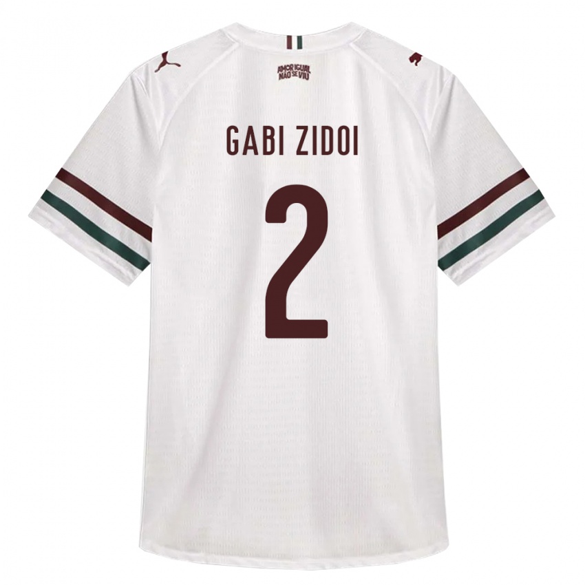 נשים Gabi Zidoi #2 לבן ירוק בורדו הרחק ג'רזי 2026/27 חולצה קצרה