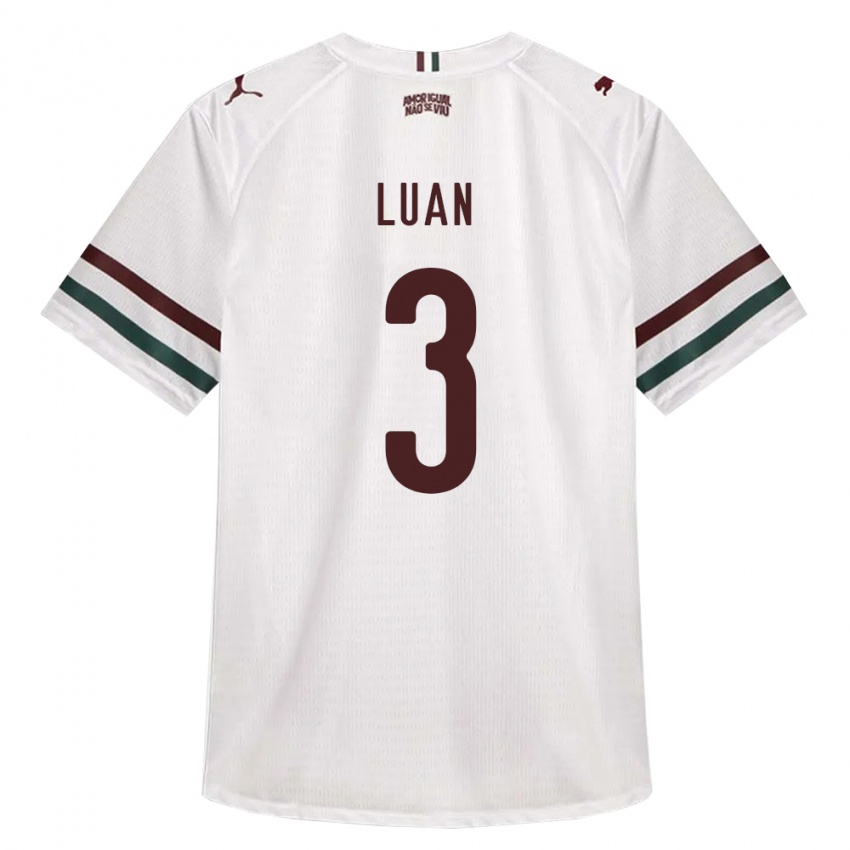 נשים Luan #3 לבן ירוק בורדו הרחק ג'רזי 2026/27 חולצה קצרה
