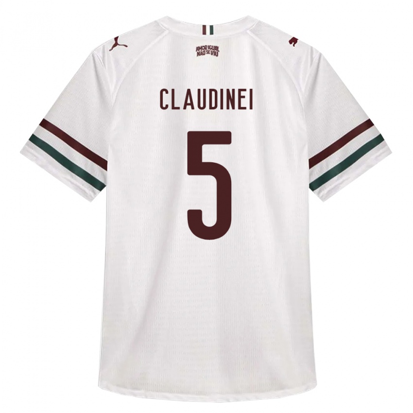 נשים Claudinei #5 לבן ירוק בורדו הרחק ג'רזי 2026/27 חולצה קצרה