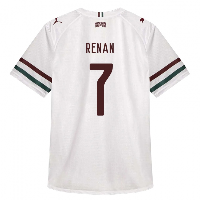 נשים Gabriel Renan #7 לבן ירוק בורדו הרחק ג'רזי 2026/27 חולצה קצרה