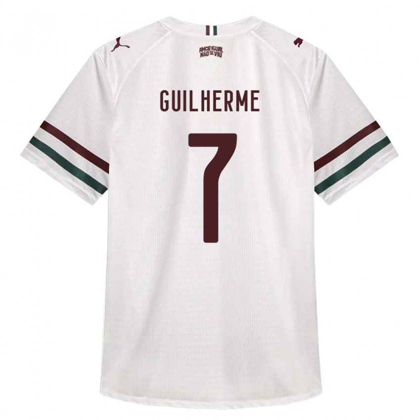 נשים Luiz Guilherme #7 לבן ירוק בורדו הרחק ג'רזי 2026/27 חולצה קצרה