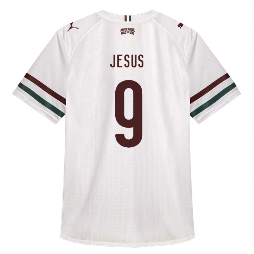 נשים Kauan Jesus #9 לבן ירוק בורדו הרחק ג'רזי 2026/27 חולצה קצרה