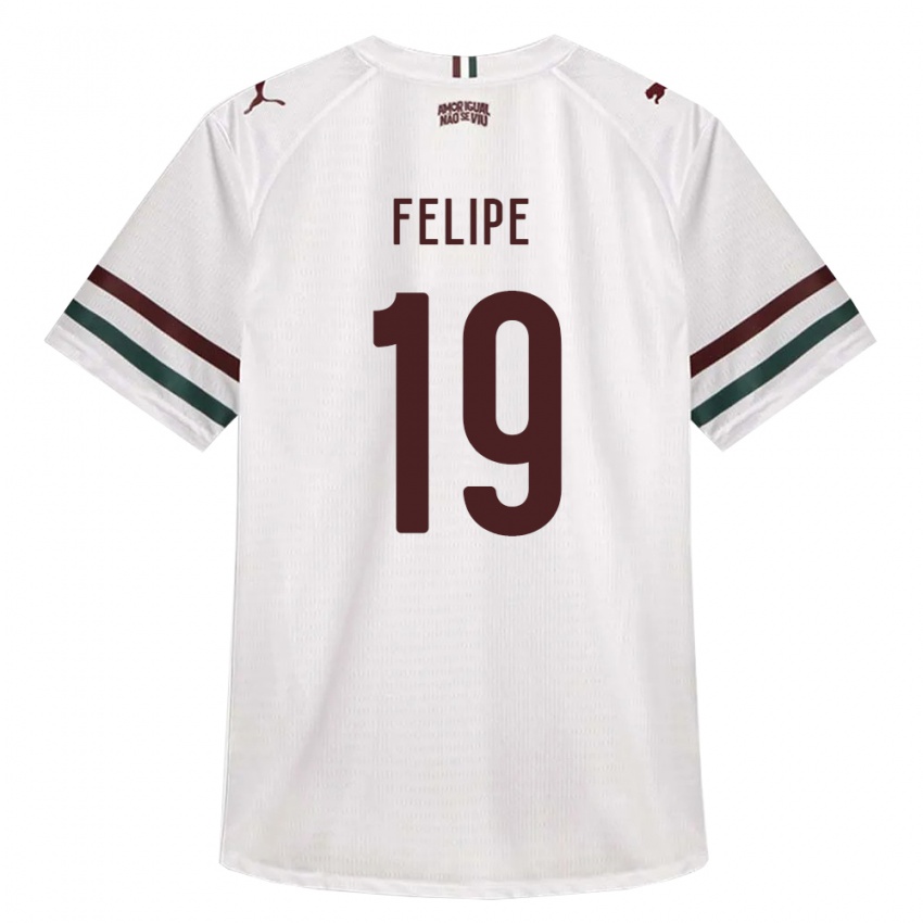 נשים Felipe #19 לבן ירוק בורדו הרחק ג'רזי 2026/27 חולצה קצרה