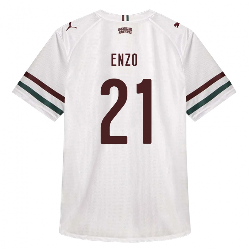 נשים Enzo Munerato Sene #21 לבן ירוק בורדו הרחק ג'רזי 2026/27 חולצה קצרה