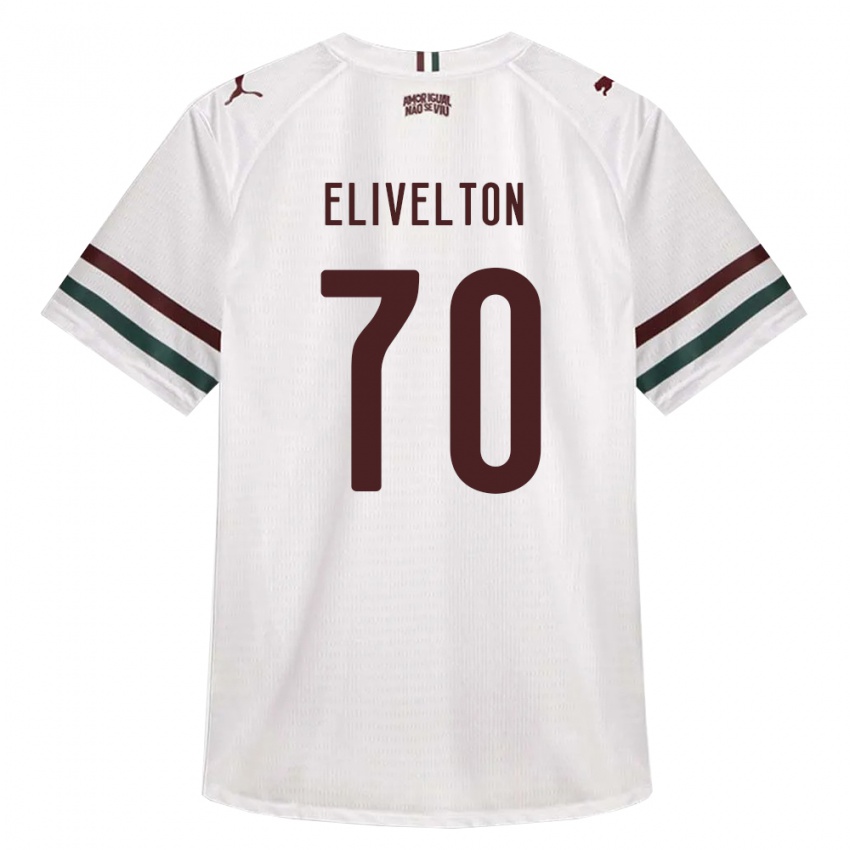 נשים Elivelton #70 לבן ירוק בורדו הרחק ג'רזי 2026/27 חולצה קצרה