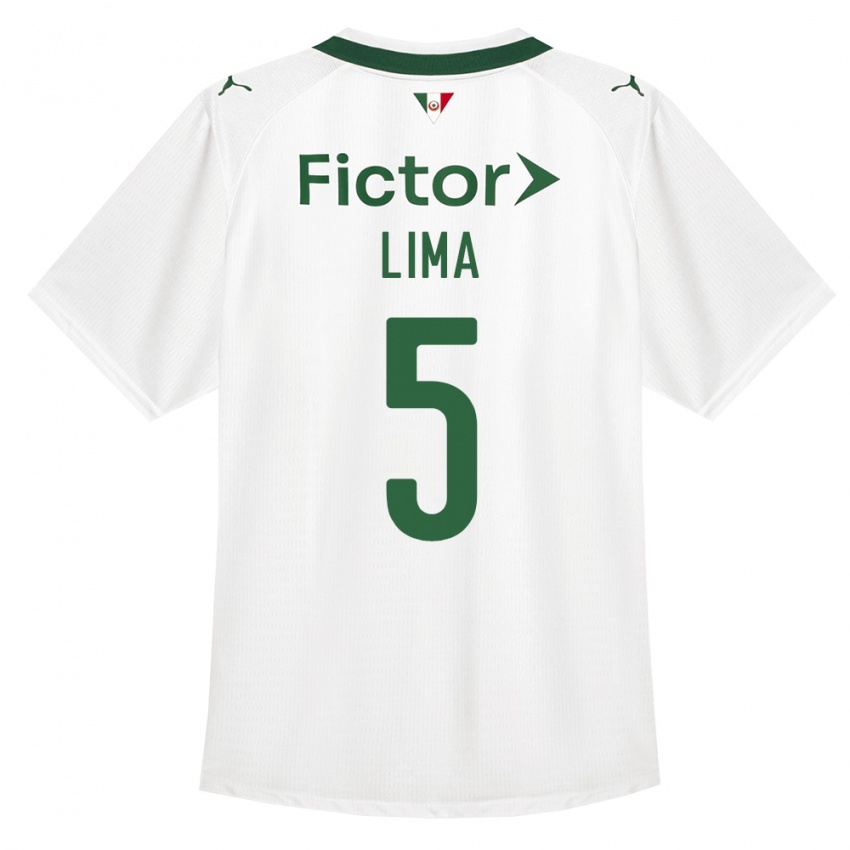 נשים Ingryd Lima #5 ירוק לבן הרחק ג'רזי 2026/27 חולצה קצרה