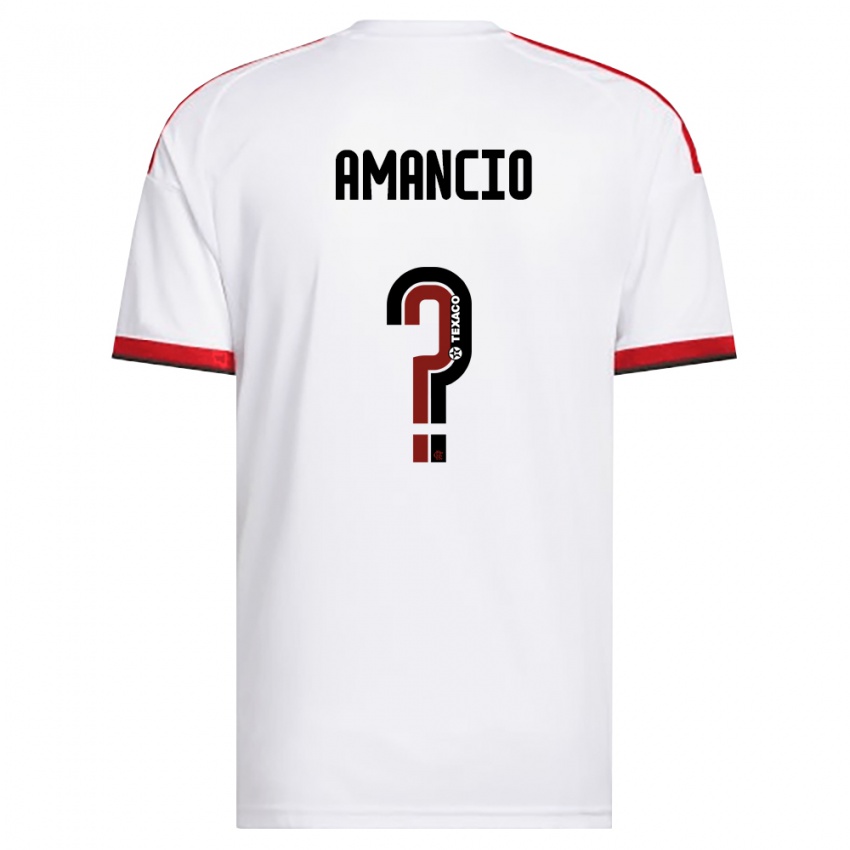 נשים Gabriel Amancio #0 לבן אדום שחור הרחק ג'רזי 2026/27 חולצה קצרה