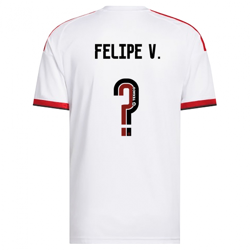 נשים Felipe Vieira #0 לבן אדום שחור הרחק ג'רזי 2026/27 חולצה קצרה