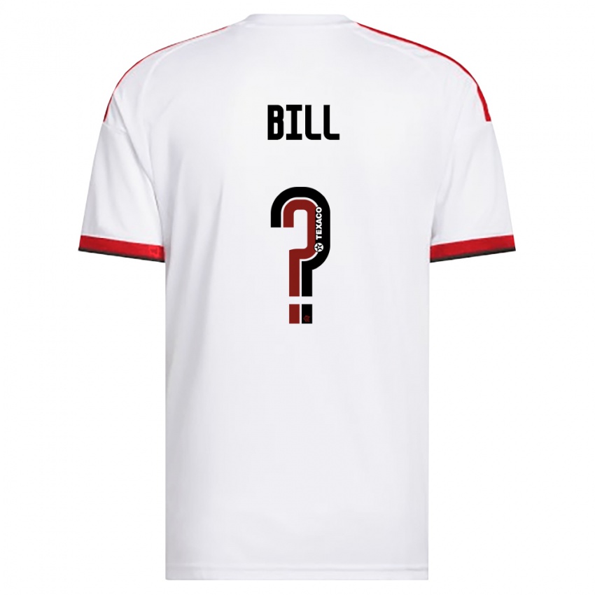 נשים Bill #0 לבן אדום שחור הרחק ג'רזי 2026/27 חולצה קצרה