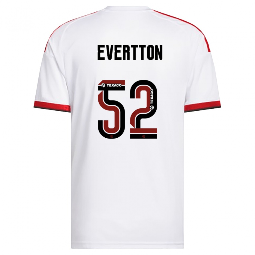 נשים Evertton #52 לבן אדום שחור הרחק ג'רזי 2026/27 חולצה קצרה