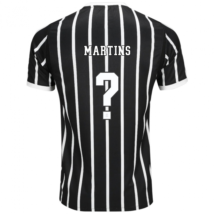 נשים Guilherme Martins #0 שחור לבן אדום הרחק ג'רזי 2026/27 חולצה קצרה