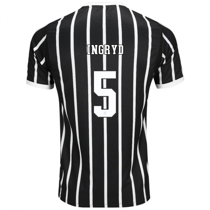 נשים Ingryd #5 שחור לבן אדום הרחק ג'רזי 2026/27 חולצה קצרה