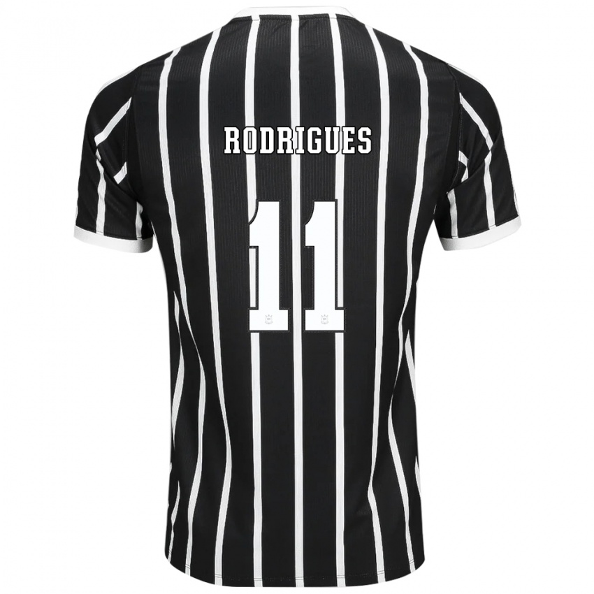 נשים Léo Rodrigues #11 שחור לבן אדום הרחק ג'רזי 2026/27 חולצה קצרה