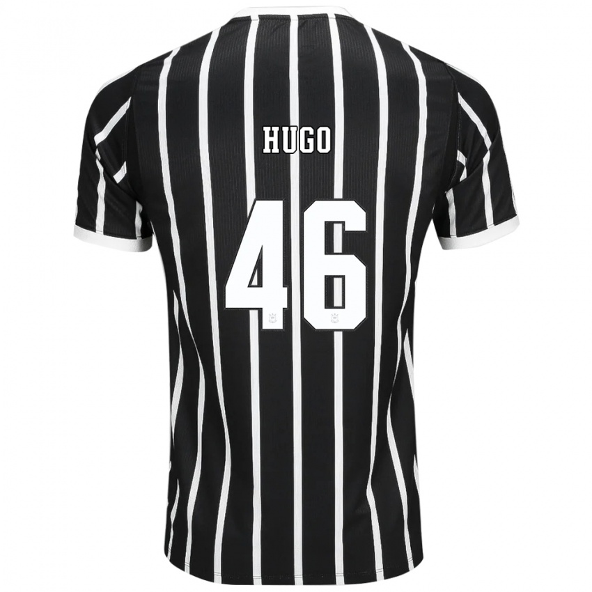 נשים Hugo #46 שחור לבן אדום הרחק ג'רזי 2026/27 חולצה קצרה