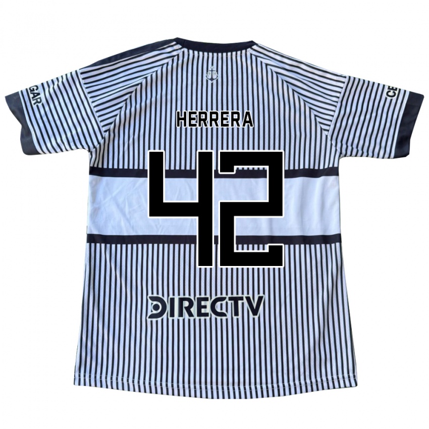 נשים Facundo Herrera #42 לבן שחור צהוב הרחק ג'רזי 2026/27 חולצה קצרה