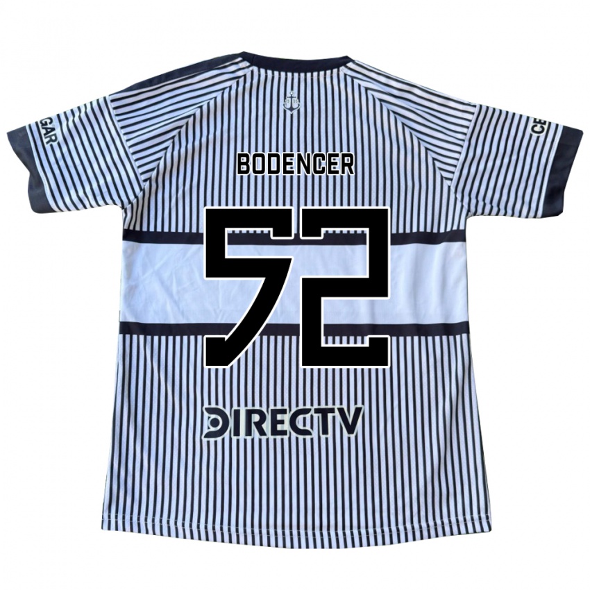 נשים Erik Bodencer #52 לבן שחור צהוב הרחק ג'רזי 2026/27 חולצה קצרה