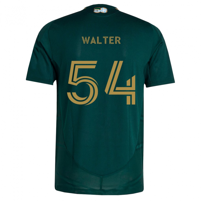 ילדים Mason Walter #54 ירוק כהה חום ג'רזי ביתית 2026/27 חולצה קצרה