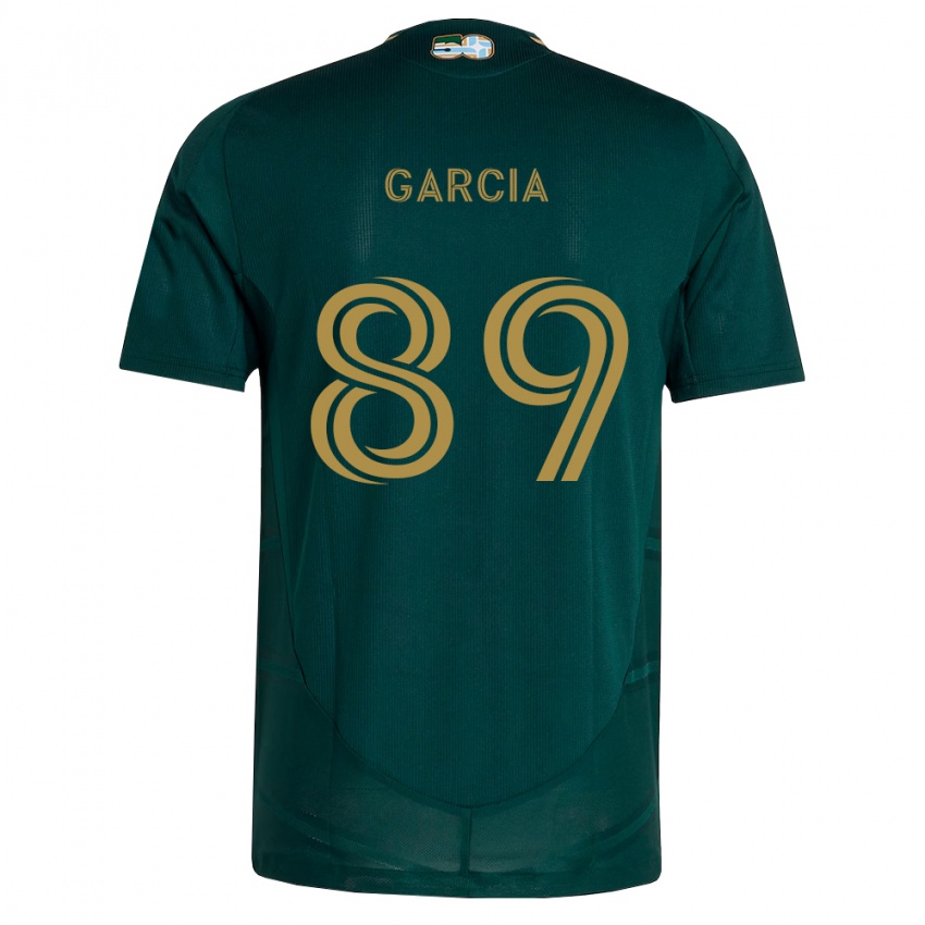 ילדים Xavier Garcia #89 ירוק כהה חום ג'רזי ביתית 2026/27 חולצה קצרה