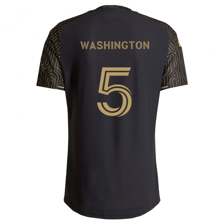 ילדים Mason Washington #5 חום שחור ג'רזי ביתית 2026/27 חולצה קצרה