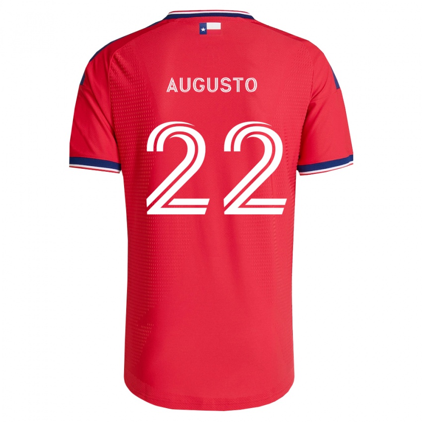 ילדים Álvaro Augusto #22 אדום כחול לבן ג'רזי ביתית 2026/27 חולצה קצרה