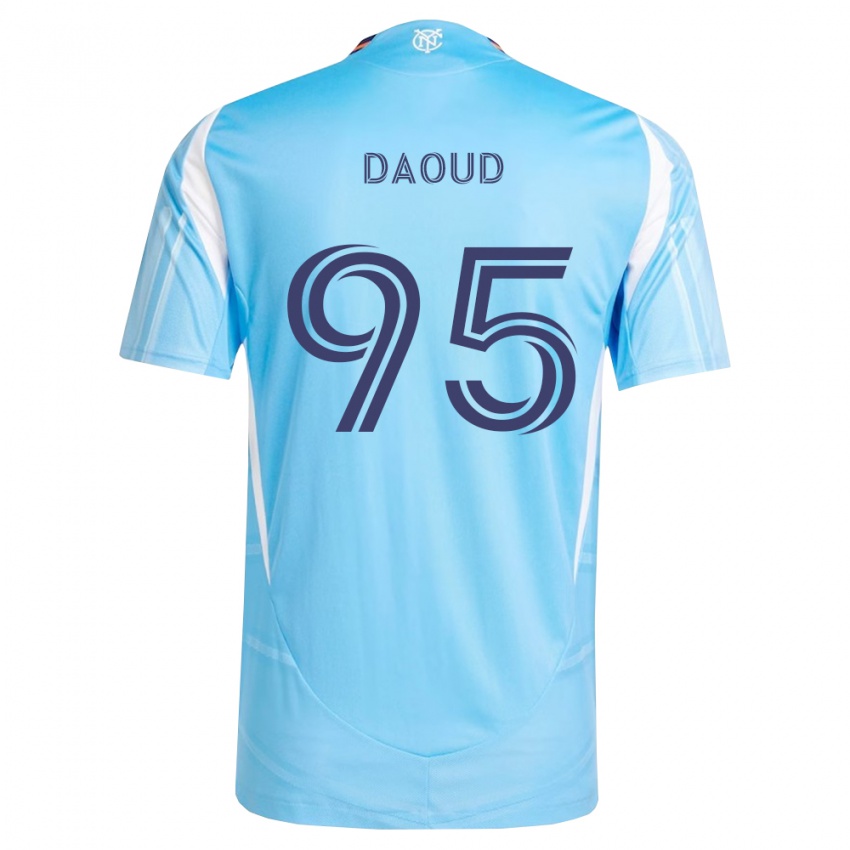 ילדים Rami Daoud #95 כחול שמיים לבן ג'רזי ביתית 2026/27 חולצה קצרה