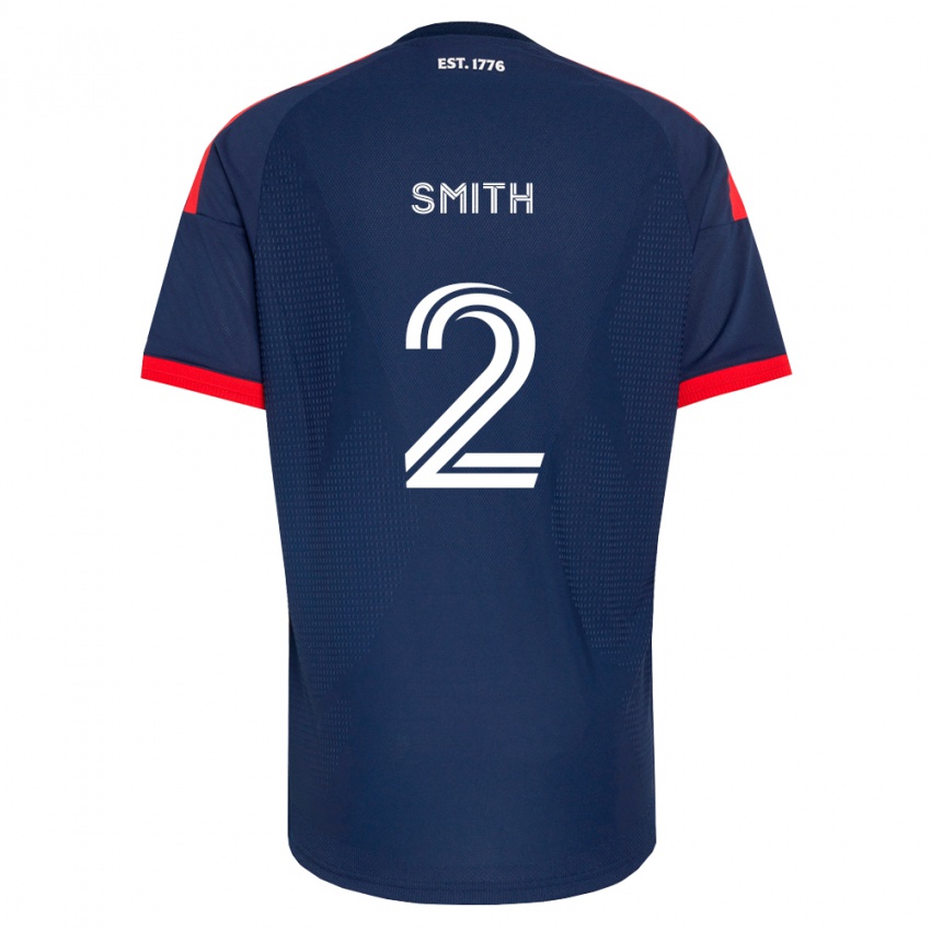 ילדים Jared Smith #2 כחול מלכותי אדום לבן ג'רזי ביתית 2026/27 חולצה קצרה