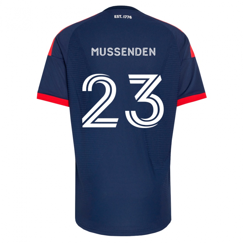 ילדים Javaun Mussenden #23 כחול מלכותי אדום לבן ג'רזי ביתית 2026/27 חולצה קצרה