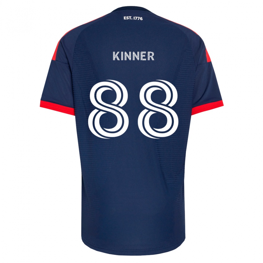 ילדים Sage Kinner #88 כחול מלכותי אדום לבן ג'רזי ביתית 2026/27 חולצה קצרה