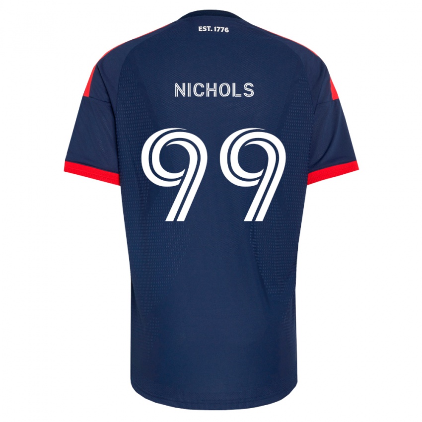 ילדים Robert Nichols #99 כחול מלכותי אדום לבן ג'רזי ביתית 2026/27 חולצה קצרה
