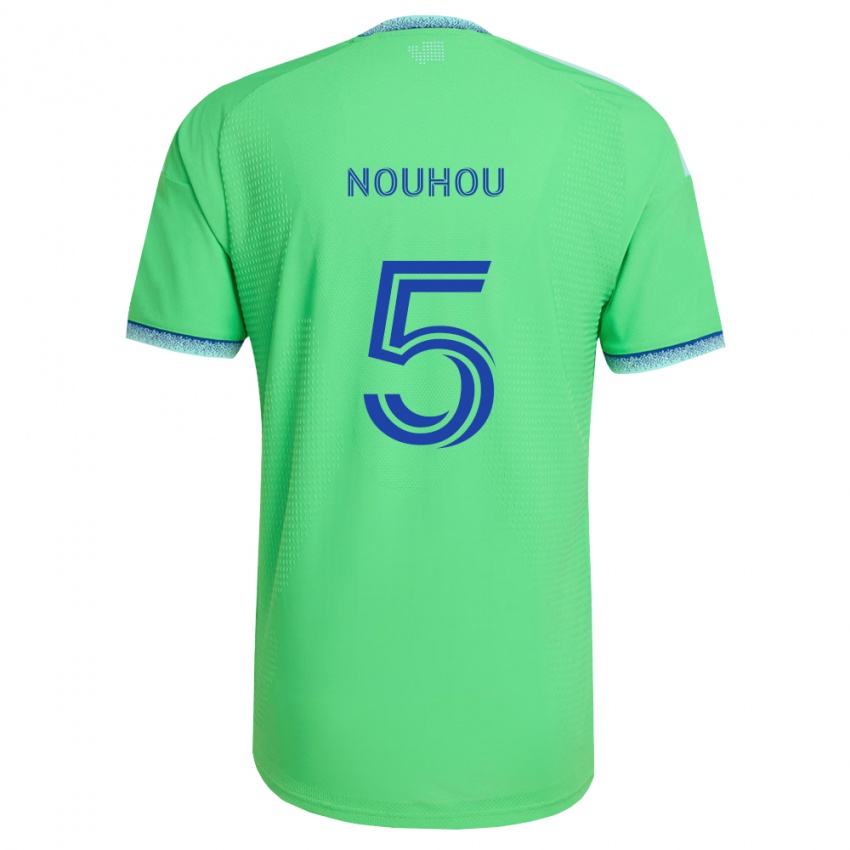 ילדים נוהו תולו #5 ירוק כחול בהיר ג'רזי ביתית 2026/27 חולצה קצרה