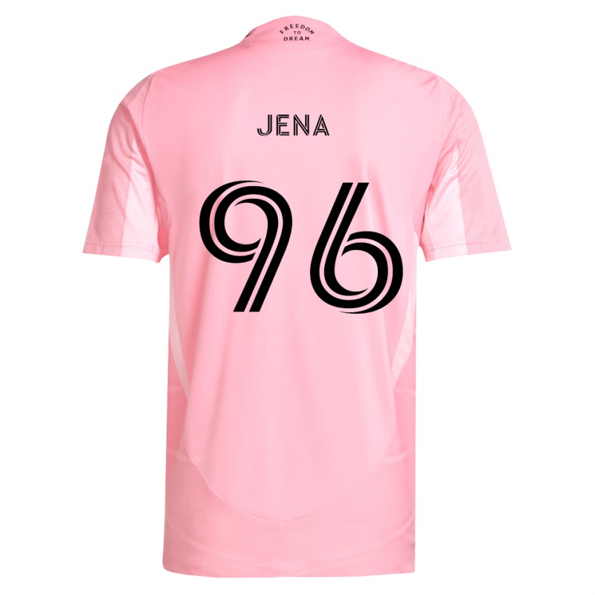 ילדים Nessim Jena #96 ורוד שחור ג'רזי ביתית 2026/27 חולצה קצרה