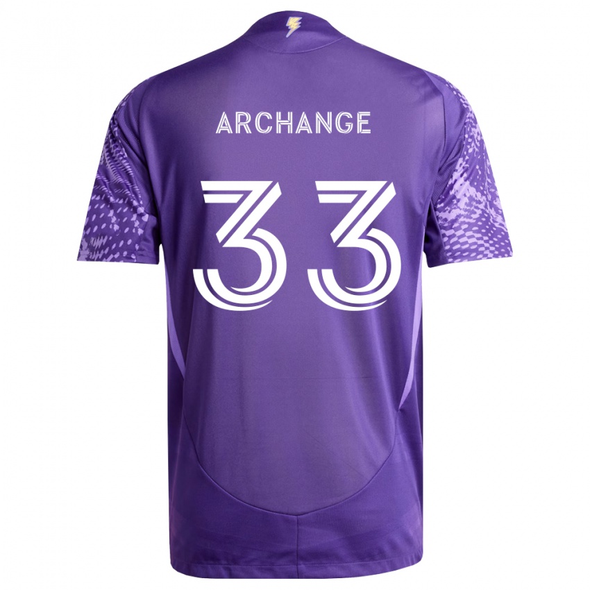 ילדים Clovis Archange #33 סגול לבן ג'רזי ביתית 2026/27 חולצה קצרה