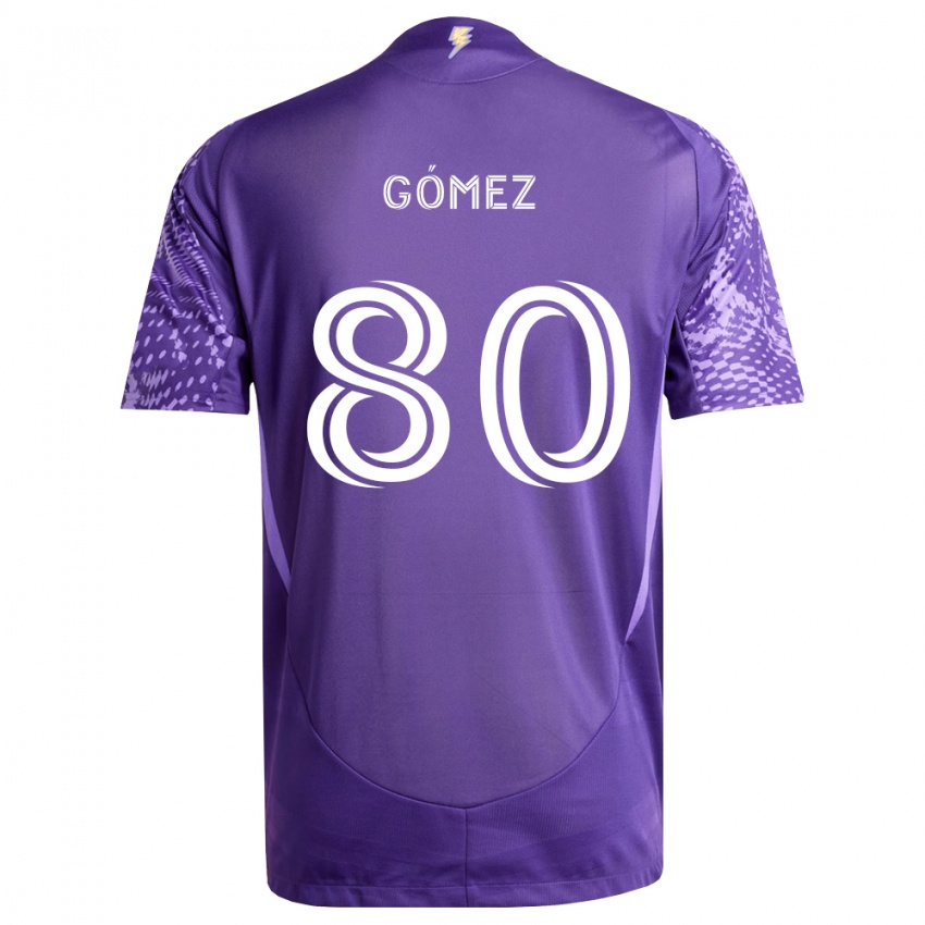 ילדים Ignacio Gómez #80 סגול לבן ג'רזי ביתית 2026/27 חולצה קצרה