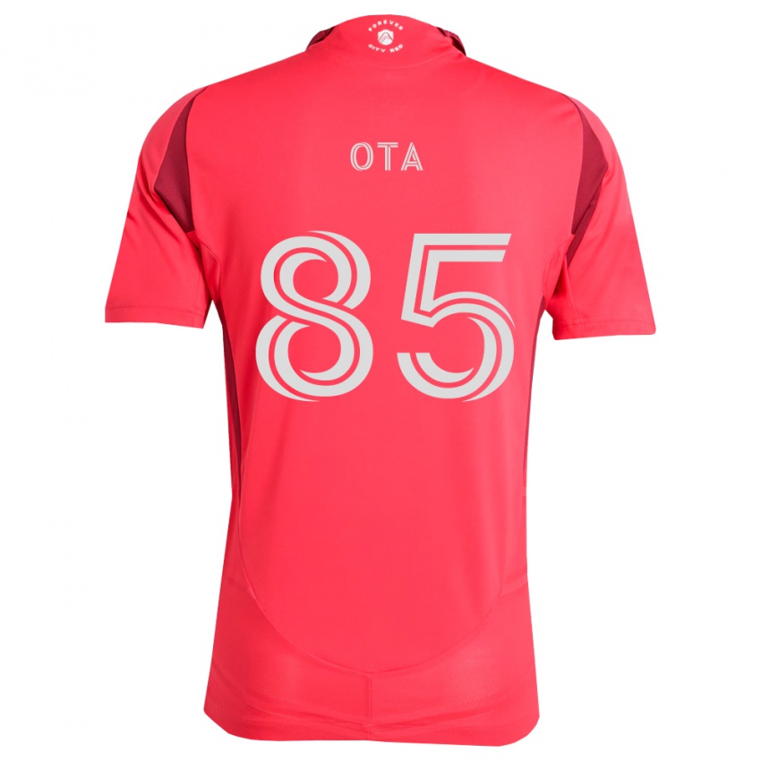 ילדים Yuichiro Ota #85 מג'נטה לבן ג'רזי ביתית 2026/27 חולצה קצרה