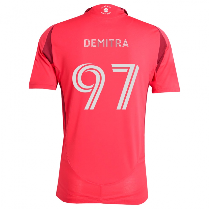 ילדים Lucas Demitra #97 מג'נטה לבן ג'רזי ביתית 2026/27 חולצה קצרה