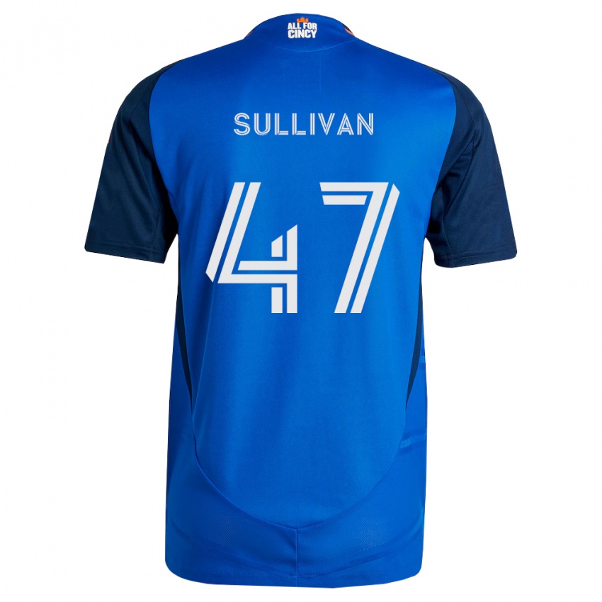 ילדים Michael Sullivan #47 כחול מלכותי כתום ג'רזי ביתית 2026/27 חולצה קצרה
