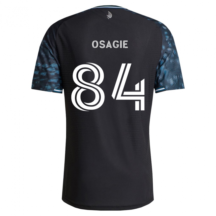 ילדים Nosazena Osagie #84 שחור לבן ג'רזי ביתית 2026/27 חולצה קצרה