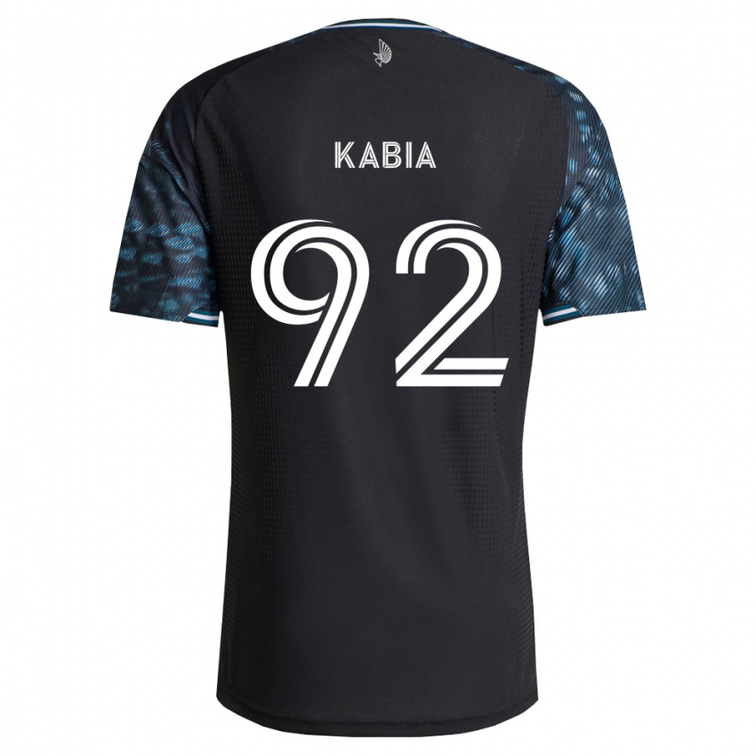 ילדים Alpha Kabia #92 שחור לבן ג'רזי ביתית 2026/27 חולצה קצרה