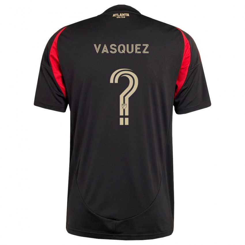 ילדים Jacob Vasquez #0 שחור אדום ג'רזי ביתית 2026/27 חולצה קצרה