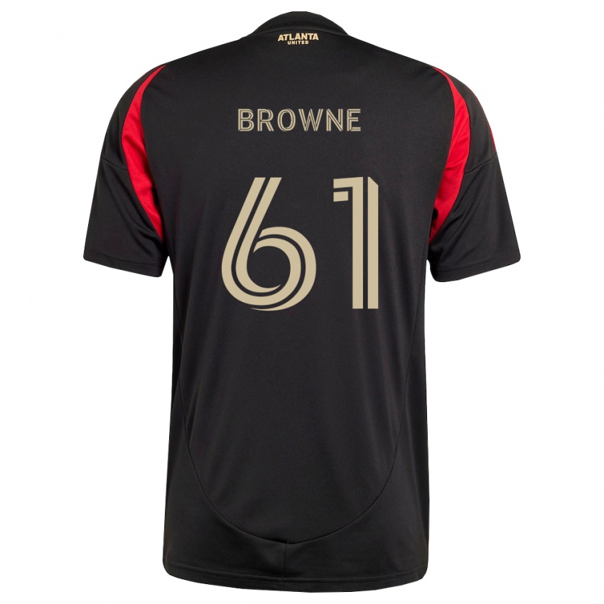 ילדים Adedamola Browne #61 שחור אדום ג'רזי ביתית 2026/27 חולצה קצרה