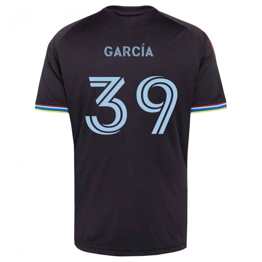 ילדים Luis García #39 שחור כחול שמיים ג'רזי ביתית 2026/27 חולצה קצרה
