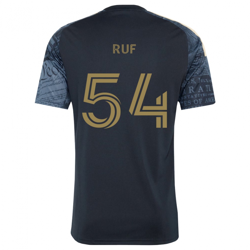 ילדים John Ruf #54 כחול צי חום ג'רזי ביתית 2026/27 חולצה קצרה