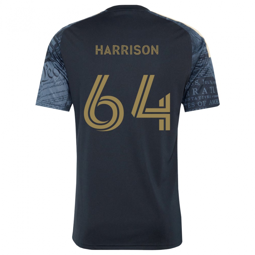 ילדים Joshua Harrison #64 כחול צי חום ג'רזי ביתית 2026/27 חולצה קצרה