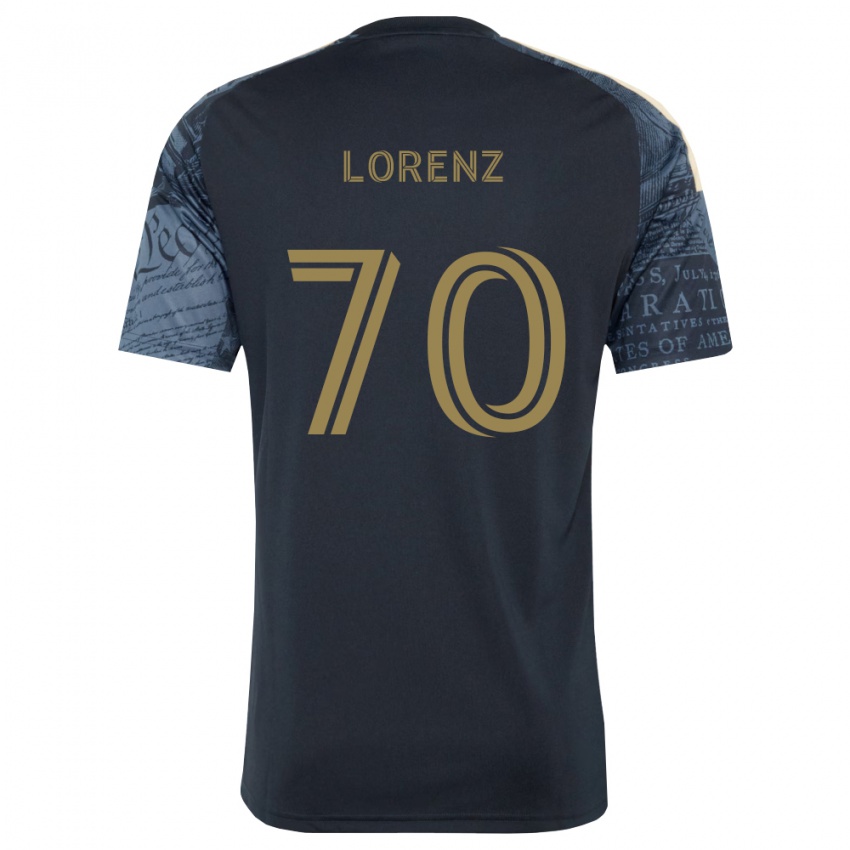 ילדים Charli Lorenz #70 כחול צי חום ג'רזי ביתית 2026/27 חולצה קצרה