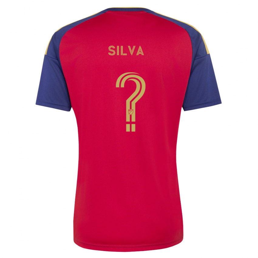 ילדים Nicholas Silva #0 כחול מלכותי חום אדום ג'רזי ביתית 2026/27 חולצה קצרה