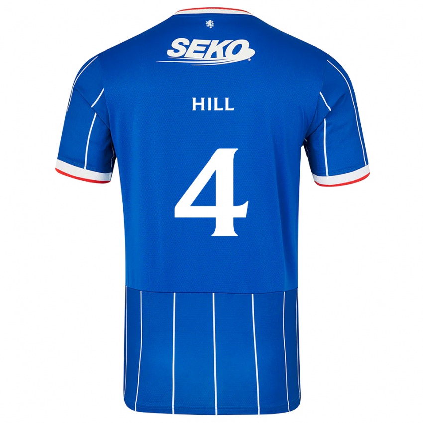 ילדים קתרין היל #4 אדום כחול לבן ג'רזי ביתית 2026/27 חולצה קצרה