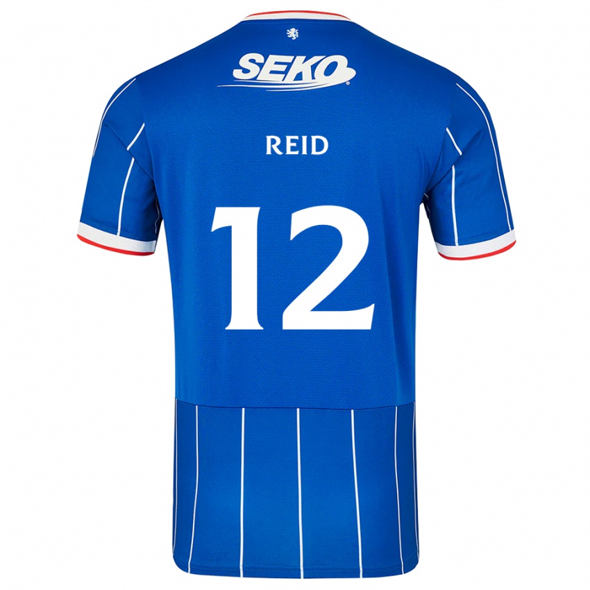 ילדים James Reid #12 אדום כחול לבן ג'רזי ביתית 2026/27 חולצה קצרה