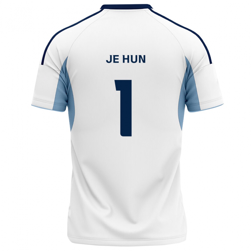 ילדים Je-Hun Youn #1 כחול מלכותי לבן הרחק ג'רזי 2026/27 חולצה קצרה