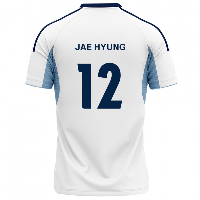 ילדים Jae-Hyung Lee #12 כחול מלכותי לבן הרחק ג'רזי 2026/27 חולצה קצרה